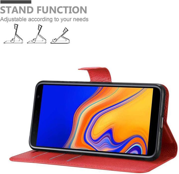 Produktbild Cadorabo Book mit Standfunktion Cover (Samsung Galaxy J6+)