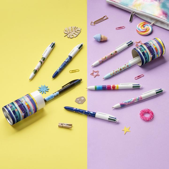 Image du produit Bic Clip pour stylo à bille (Multicolore, 8 x)