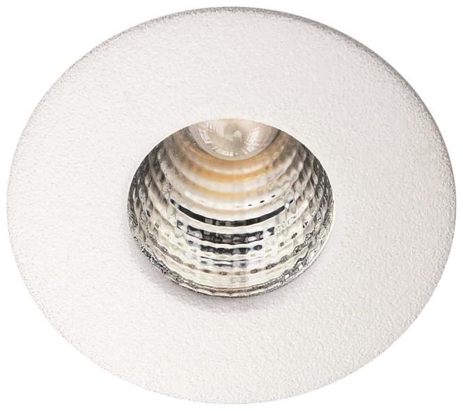 Actual product image Sg Recessed spotlight Nano white matt 1W 907003 80lm 2700K 36° 350mA dimmable IP44 DA25m (9000 lm)