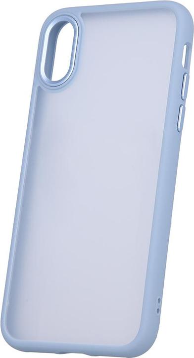 Immagine prodotto OEM Custodia Satin Matt per iPhone X / XS blu (Apple iPhone XS, Apple iPhone X)