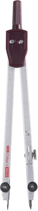 Produktbild Aristo Einsatzzirkel 1 Gelenk max. 360mm Länge: 135mm silber/bordeaux