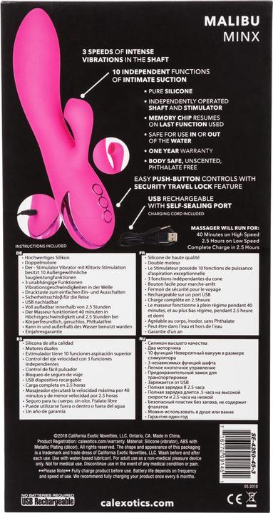 Image du produit CalExotics Malibu Minx
