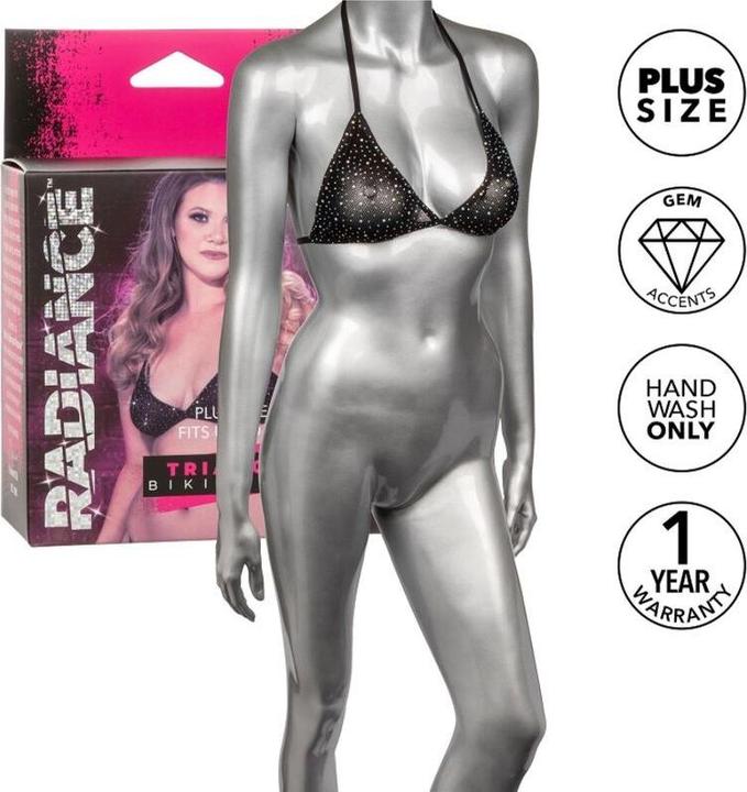 Radiance Triangle Bikini Top Rhine Plus Grösse (12)