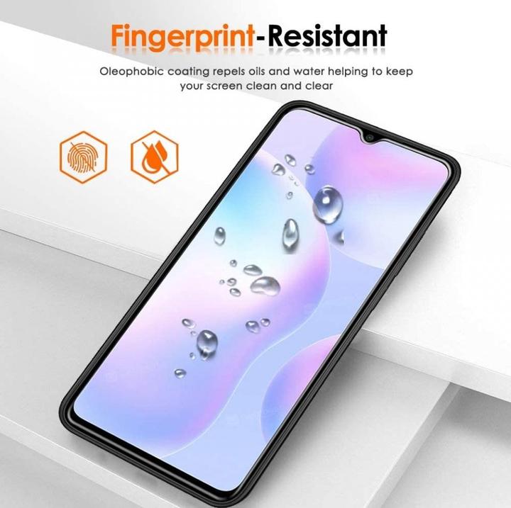 Actual product image Screenguard Xiaomi Redmi 9A bulletproof glass protective film Case Friendly Design (1 Piece, Xiaomi Redmi 9A)