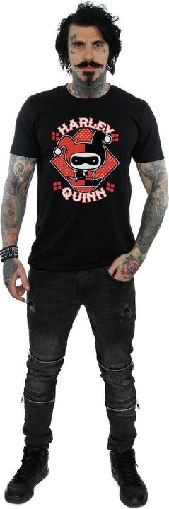 Actual product image Harley Quinn Mens Chibi Cotton T-Shirt (XXL)