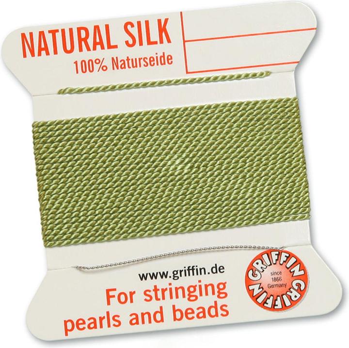Actual product image Leyda Natural Silk 2 Meters with Needle