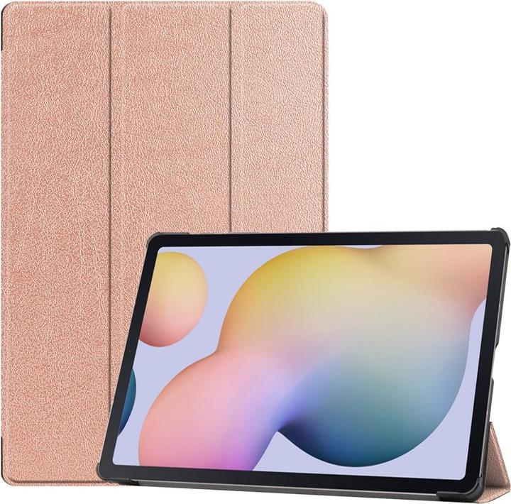 Image du produit Cover-Discount Galaxy Tab S7+ (12.4) - Étui Smart Tri-fold or rose (Galaxy Tab S7 FE)