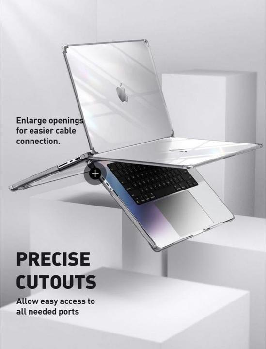 Actual product image Supcase Case UNICORN BEETLE CLEAR MACBOOK PRO 14 2021 Black (14.20", Apple)