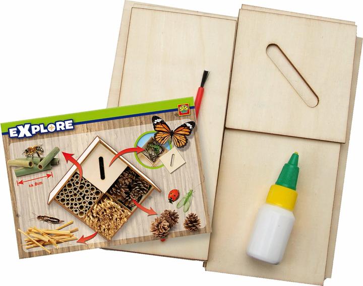 Image du produit Ses Bricoler des insectes d'hôtel (Abeilles sauvages, Abeille, Guêpes creuseuses, Chrysanthèmes)