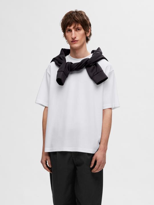 Actual product image Selected Homme Slhlooseoscar Ss O-Neck Tee 3 Pack (S)