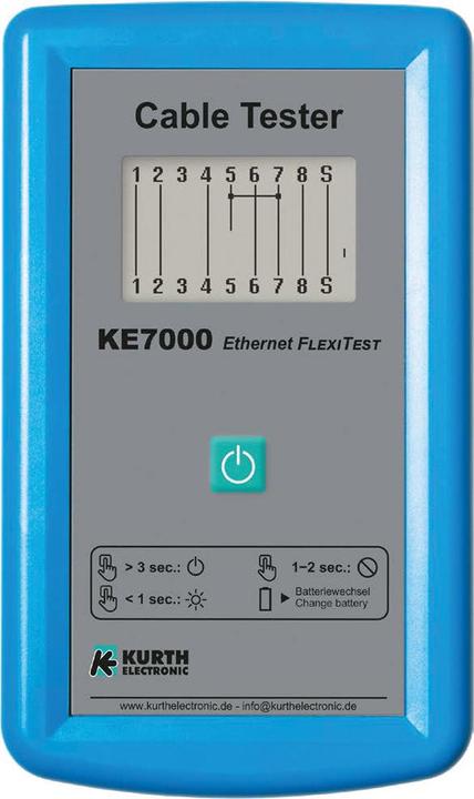 Produktbild Kurth KE7000 UTP/STP-Kabeltester