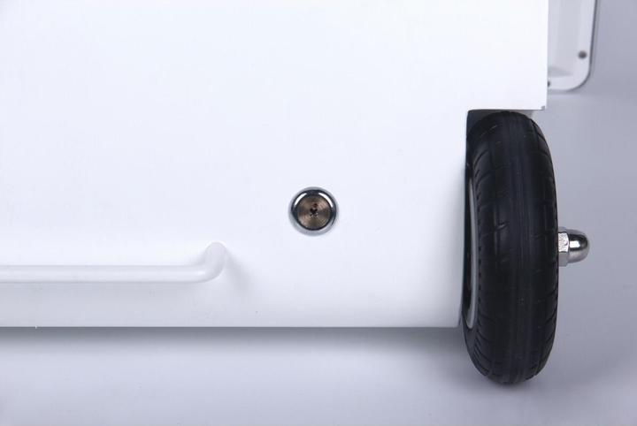 Immagine prodotto Allnet Espositore da 43 pollici per esterni con batteria oh. Touch con rotelle, 1500Nits, Andr