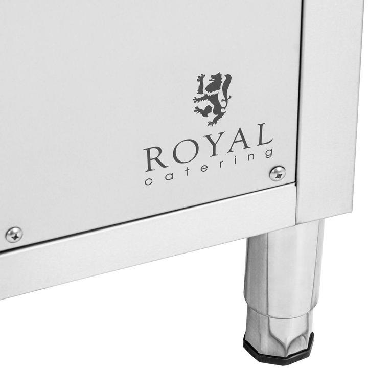 Produktbild Royal Catering Wärmeschrank 180 x 70 x 85 cm Tellerwärmer 80 °C Edelstahl (304) Warmhalteschrank