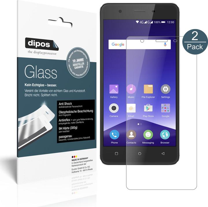 Actual product image Dipos Screen Protector Anti-Shock (2 Piece, Mobistel Cynus F10)