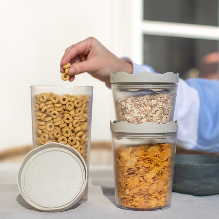 Actual product image Koziol Storage jars set of 3 PRINCE SET OSLO (1 l)