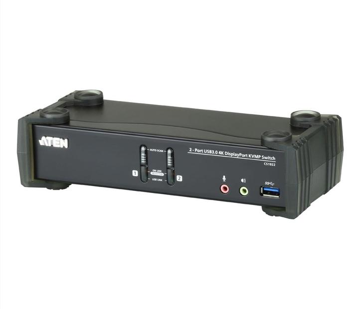 Image du produit Aten CS1922 2-Port USB 3.1 Gen 1 4K DisplayPort 1.2 KVM