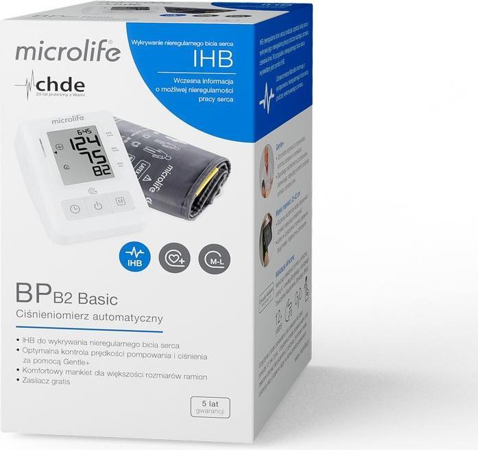 Actual product image Microlife BP B2 Basic (Blood pressure monitor upper arm)