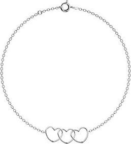 Produktbild Passion Silbernes Rhodie-Armband – Herz