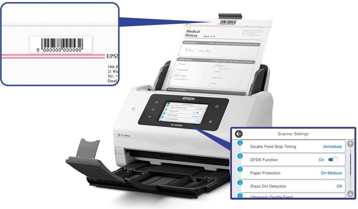 Actual product image Epson Workforce DS-900WN document scanner (USB)