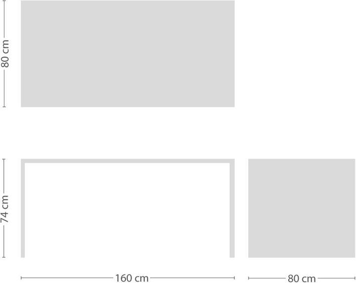 Actual product image Tojo Freistell (160 x 80 x 74 cm)