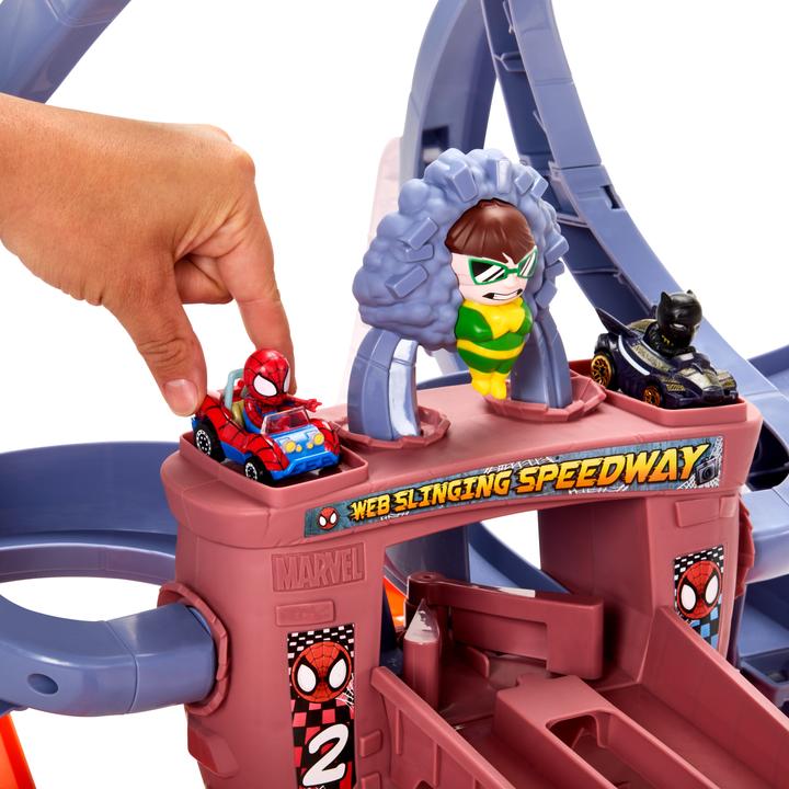 Actual product image Hot Wheels Pista Racerverse Spider-Man