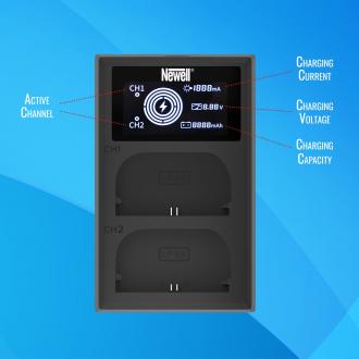 Productafbeelding Newell Cameralader FDL-USB-C Dubbelkanaals lader voor NP-W126 batterijen (Lader)