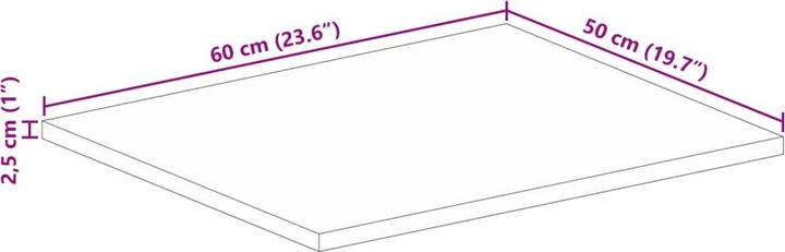 Produktbild VidaXL Keilani (60 x 50 x 2.5 cm)
