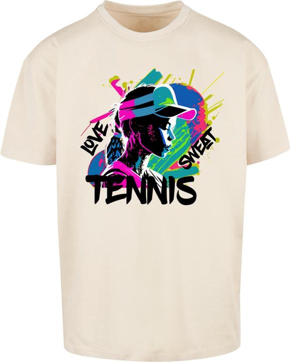 Merchcode Tennis Love, Sweat - Heavy Oversize Tee - 116843