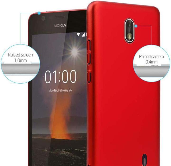 Actual product image Cadorabo Hard Cover Matt Metal Cover (Nokia 1)