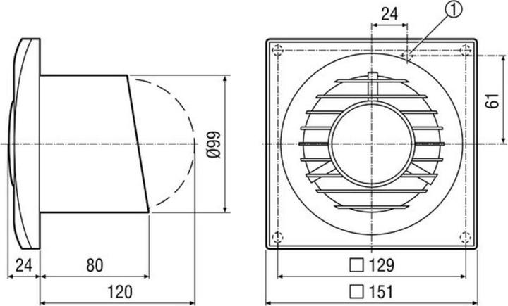 Immagine prodotto Maico Ventilatore a parete e a soffitto ECA piano Standard