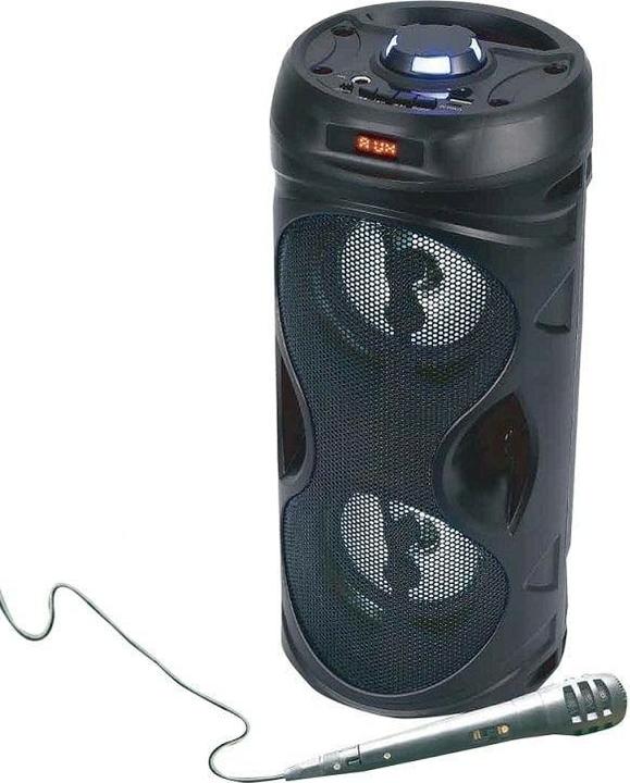 Manta SPK815 Loudspeaker black (6 h, Rechargeable battery operated)