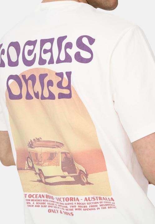 Actual product image Only & Sons Onskye Reg Photo Ss Tee (M)