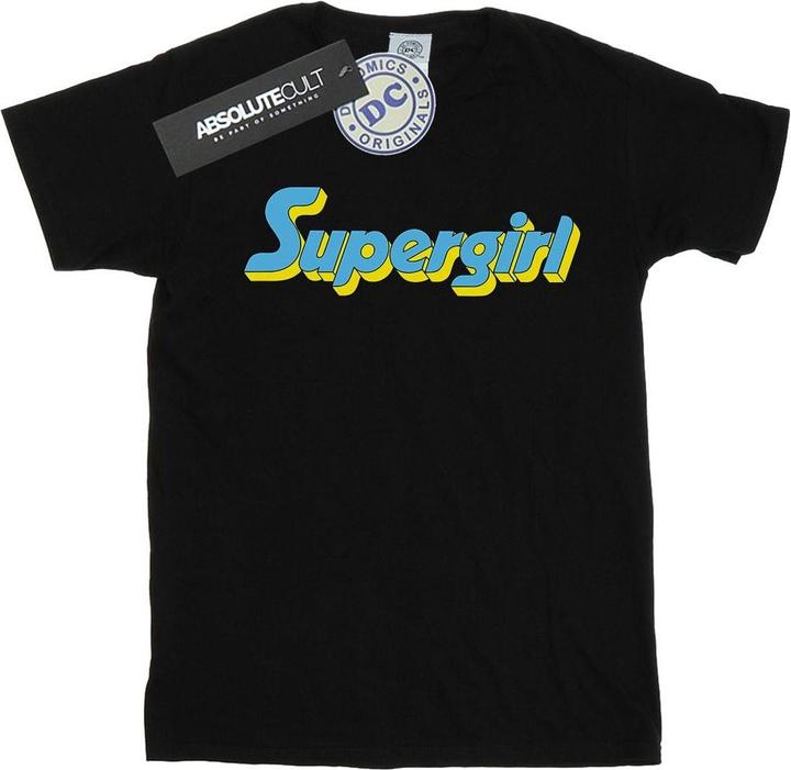 Immagine prodotto Supergirl Text Logo Maglietta Ragazze (140, 146)