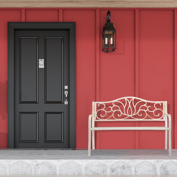 Actual product image Relaxdays Garden bench