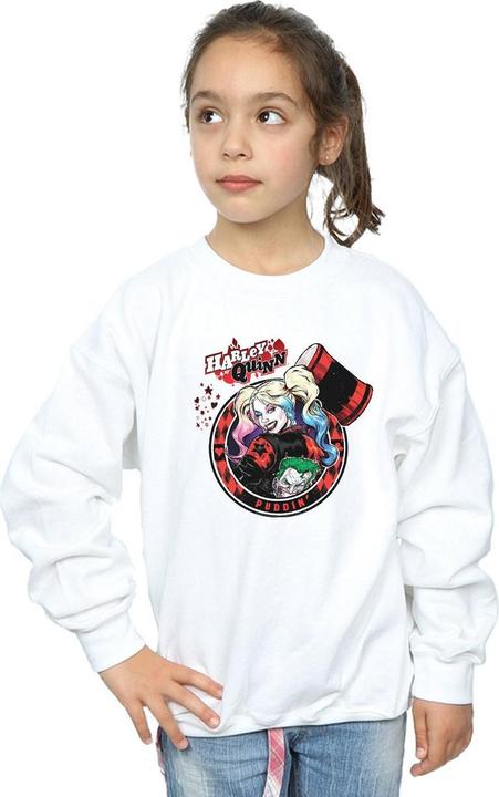 Produktbild Harley Quinn Joker Patch Sweatshirt Mädchen (152, 158)