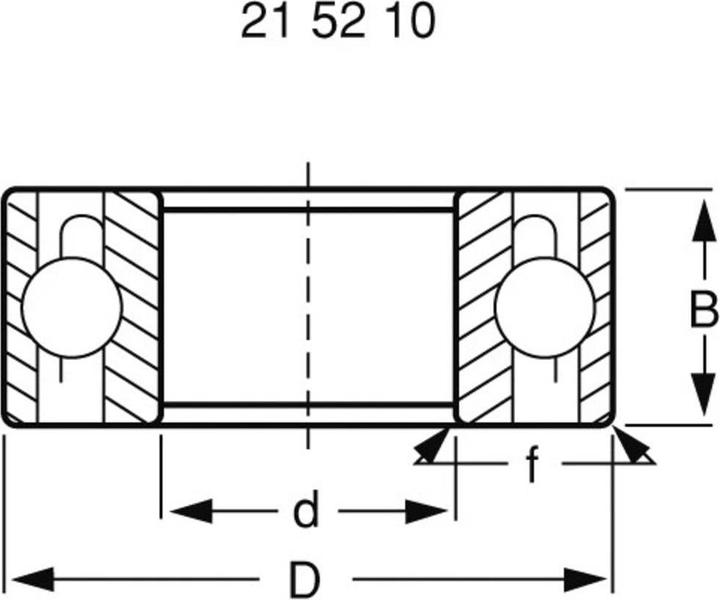 Actual product image Reely Ball bearing set for Tamiya DT-03 chassis