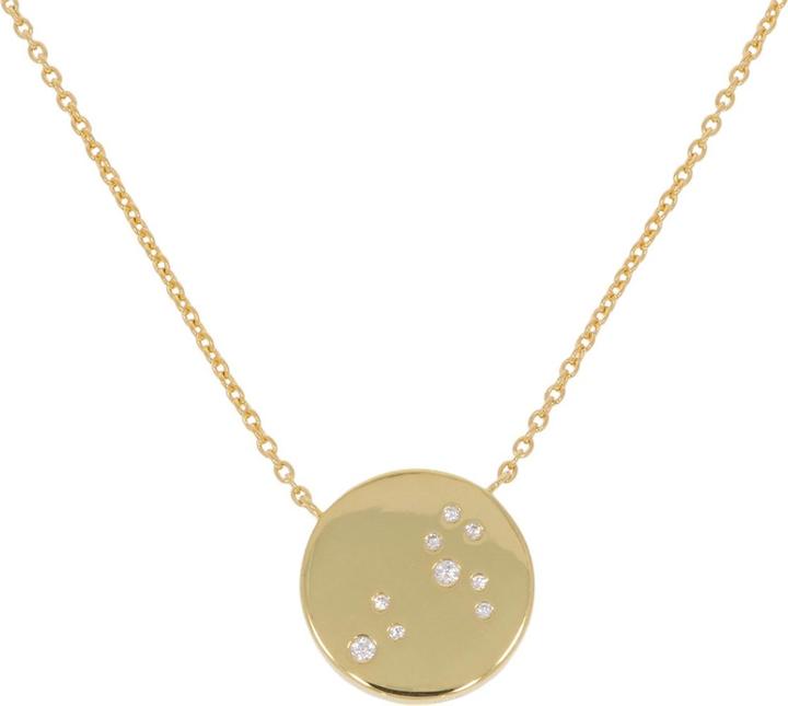 Actual product image Sif Jakobs Necklace Zodiaco Lion gold plated (925 Sterling silver, 48 cm)