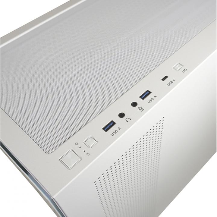 Actual product image LC-Power Case Gaming LC-715W-ON Seamless Pale X (Mini-ITX, ATX)