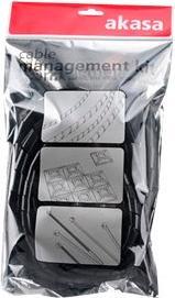 Immagine prodotto Akasa AK-TK-01BK Kit di gestione dei cavi (Fascette ferma-cavo)