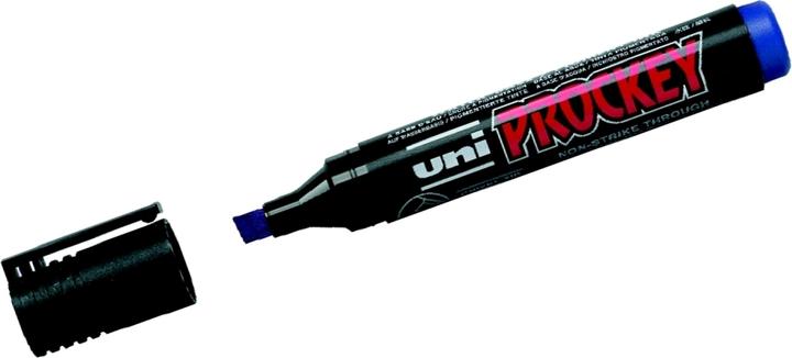 Immagine prodotto Uni-ball Pennarello per lavagna a fogli mobili uni PROCKEY 3-6mm blu (Blu, 6 mm, 1 x)