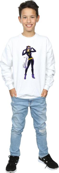 Actual product image Boys Catwoman Happy Pose Sweatshirt (116)