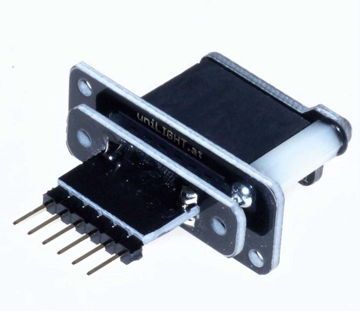 Immagine prodotto Unilight testata a connessione diretta con 6 poli primari, kit, 2 pz, striscia di contatti uni