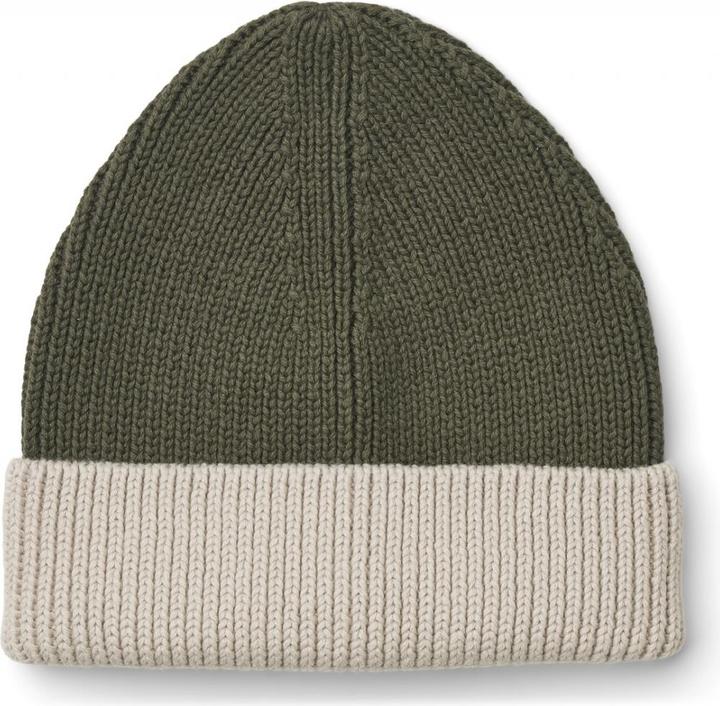 Actual product image Liewood Knitted Beanie Army Cream