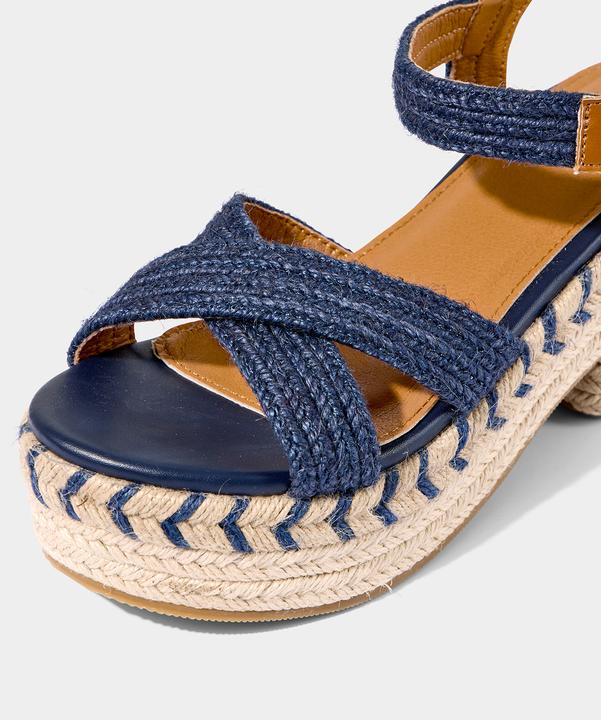 Joe Browns Ankle Strap Espadrille Platform Sandals (41)