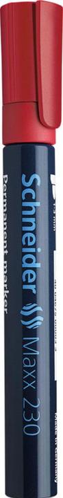 Produktbild Schneider Permanentmarker Maxx 230 Strichstärke: 1-3 mm Schreibfarbe: rot (Rot, 3 mm, 1 x)