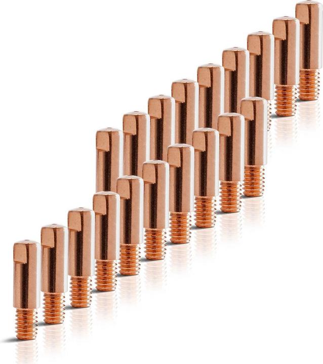 Produktbild Stahlwerk Stromdüsen AK15 MB15 Kontaktdüsen M6x25 0,9 mm MIG MAG Verschleissteile