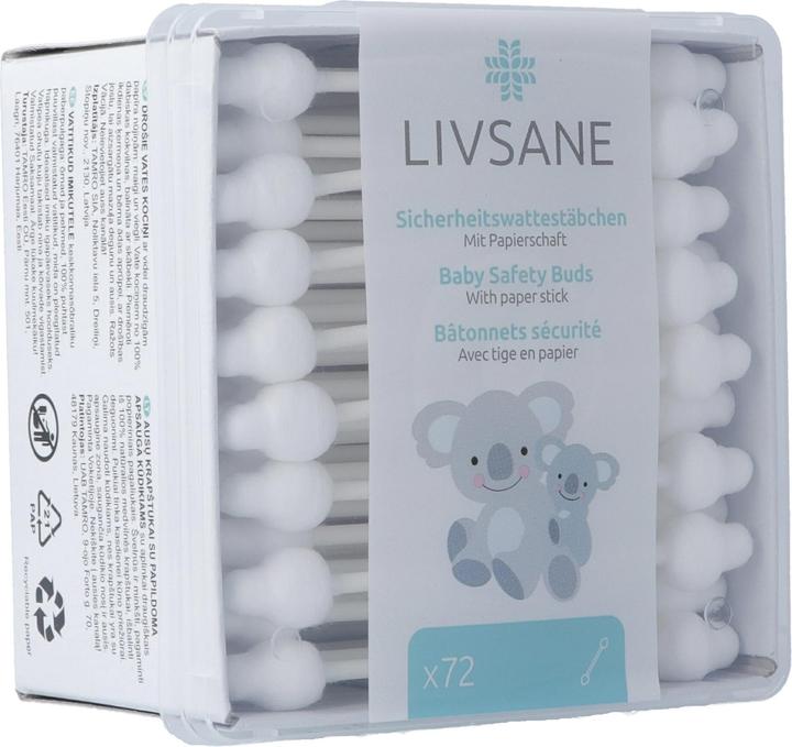 Actual product image Livsane Safety cotton swab