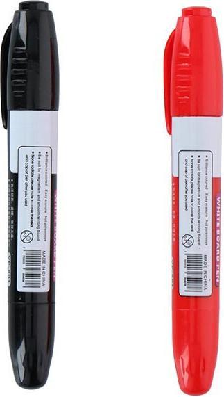 Immagine prodotto Topwrite Marcatore per lavagna bianca doppio 2 pezzi (Nero, Rosso, 2 x)