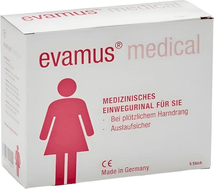Actual product image Minimus Evamus medical travel toilet emergency toilet for women 5-pack (Intimate gel)