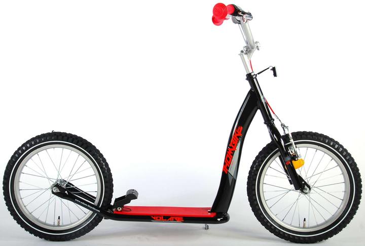 Produktbild Volare Step - Jongens en Meisjes - 16 inch - Zwart/Rood